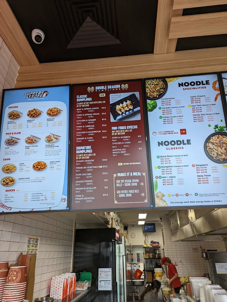 Menu, Noodle Box™ Everton Park