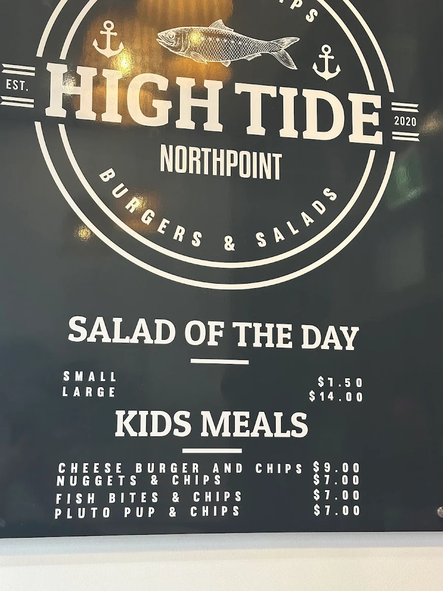 Menu, Hightide Northpoint