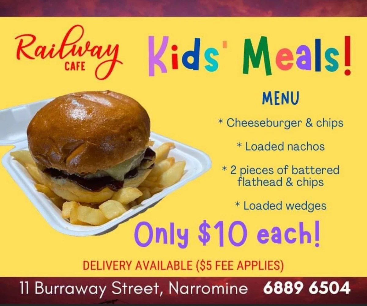 Menu, Imperial Narromine