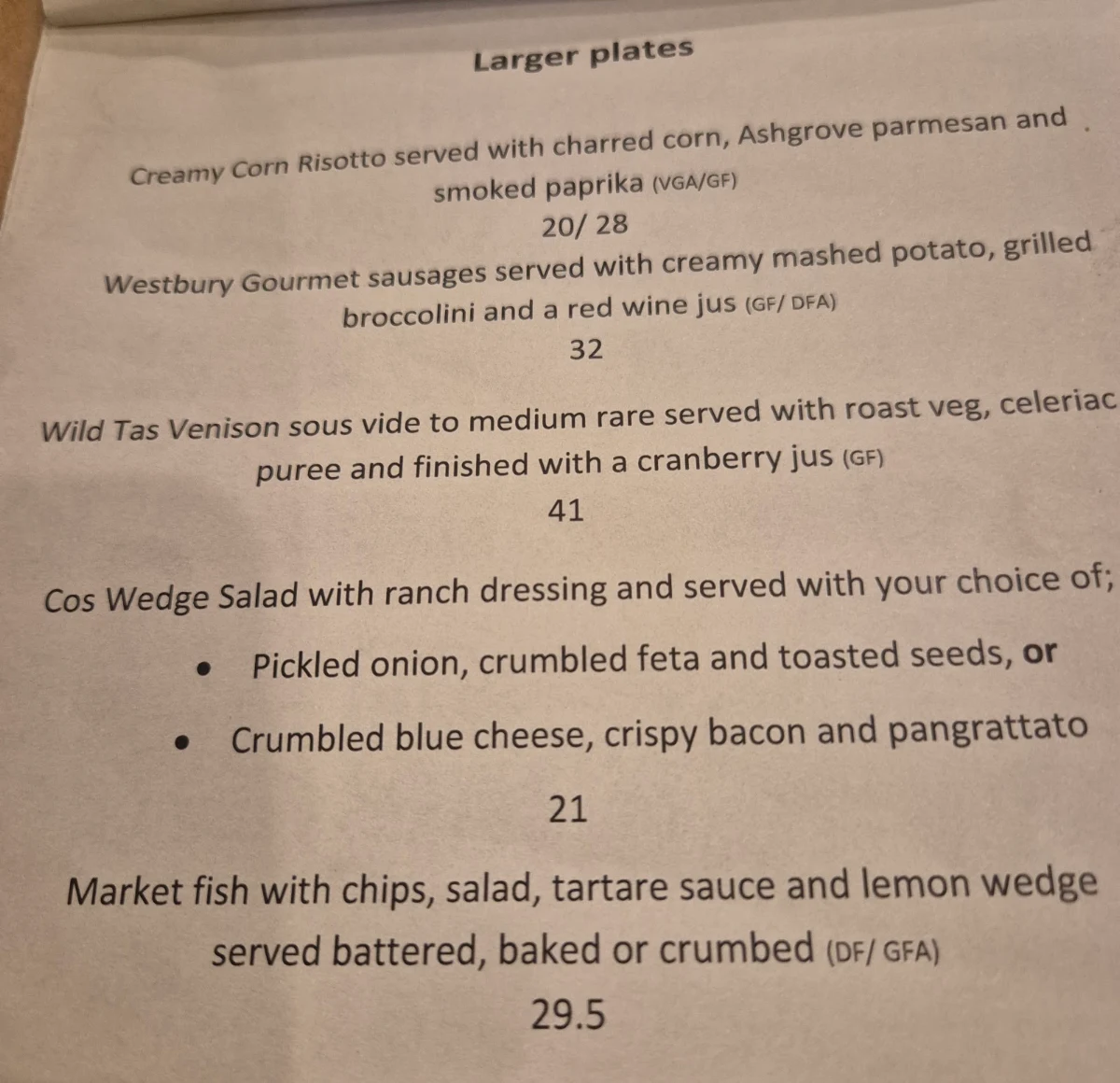 Menu photo 1