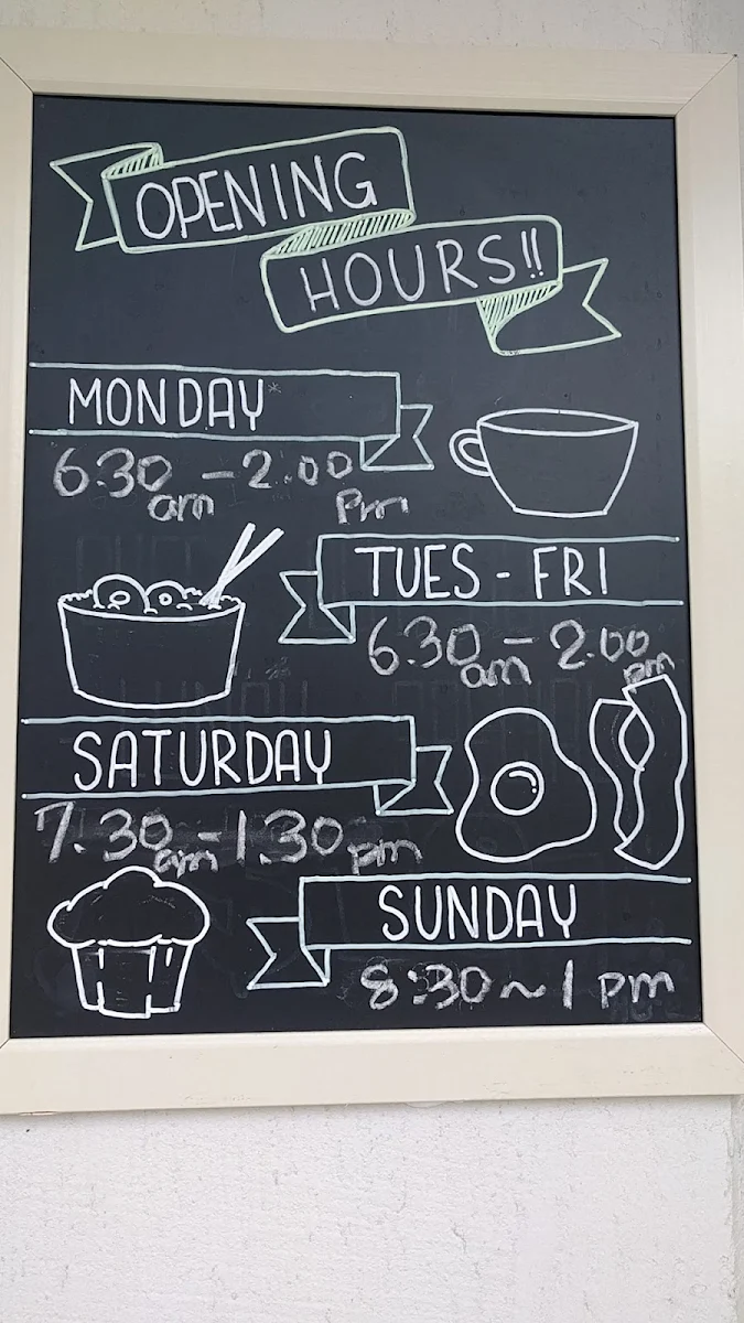 Menu, Clay Cafe