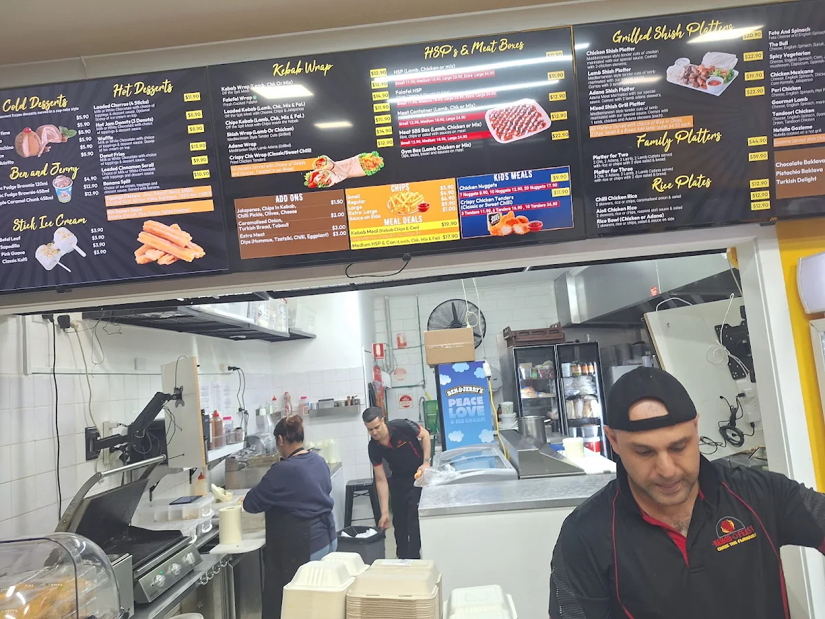 Menu, Kebab Feast