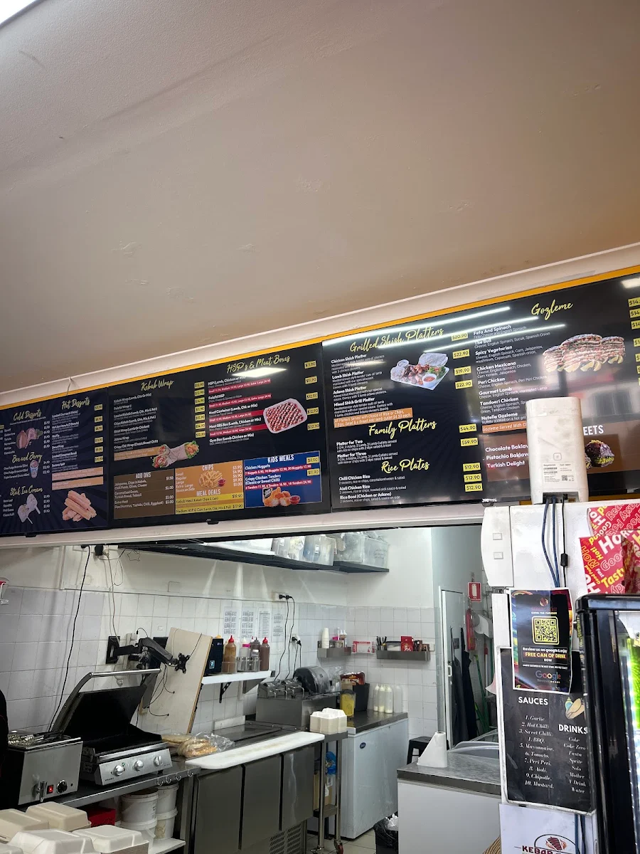 Menu, Kebab Feast