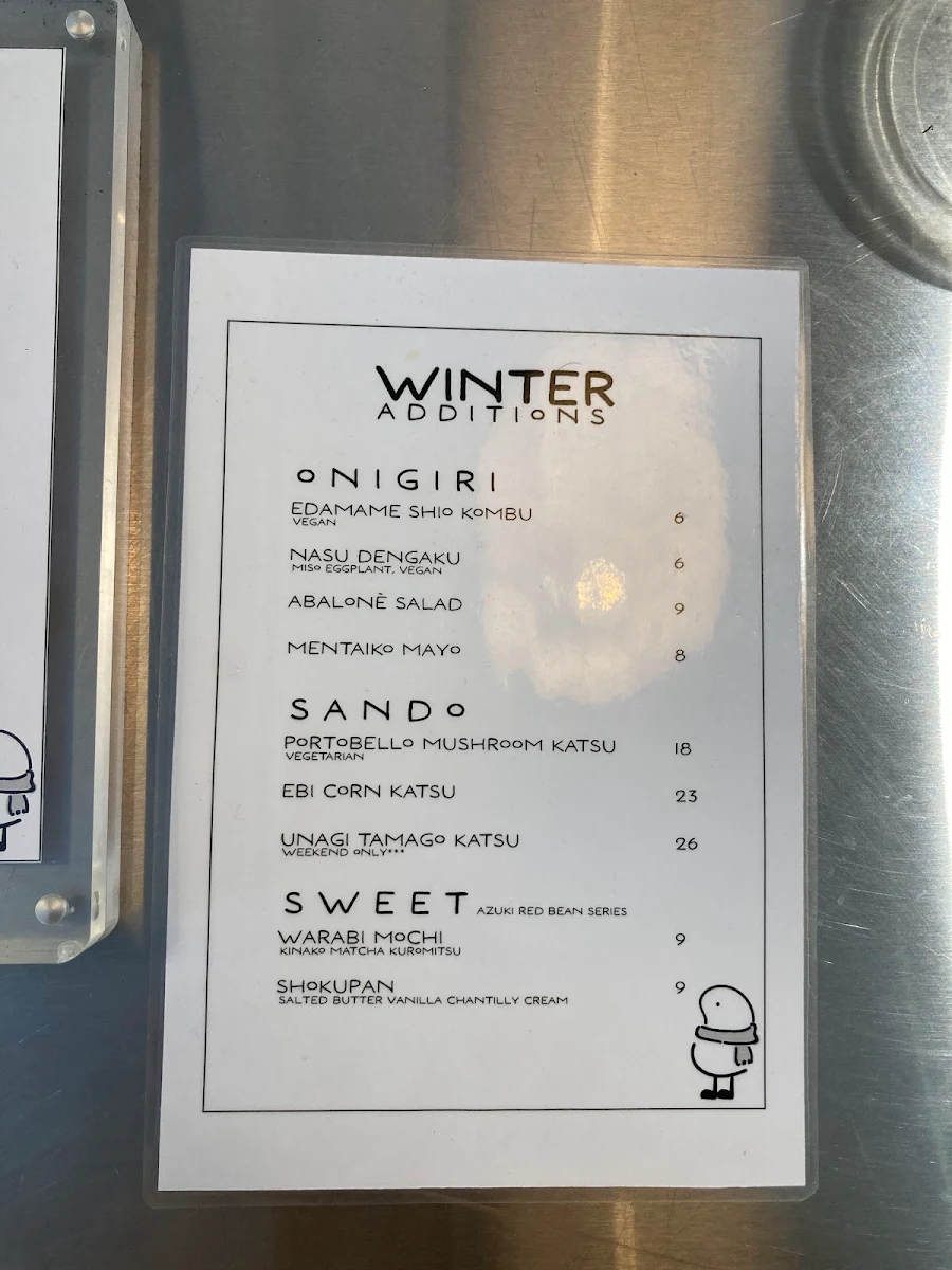 Menu, Yuku Do