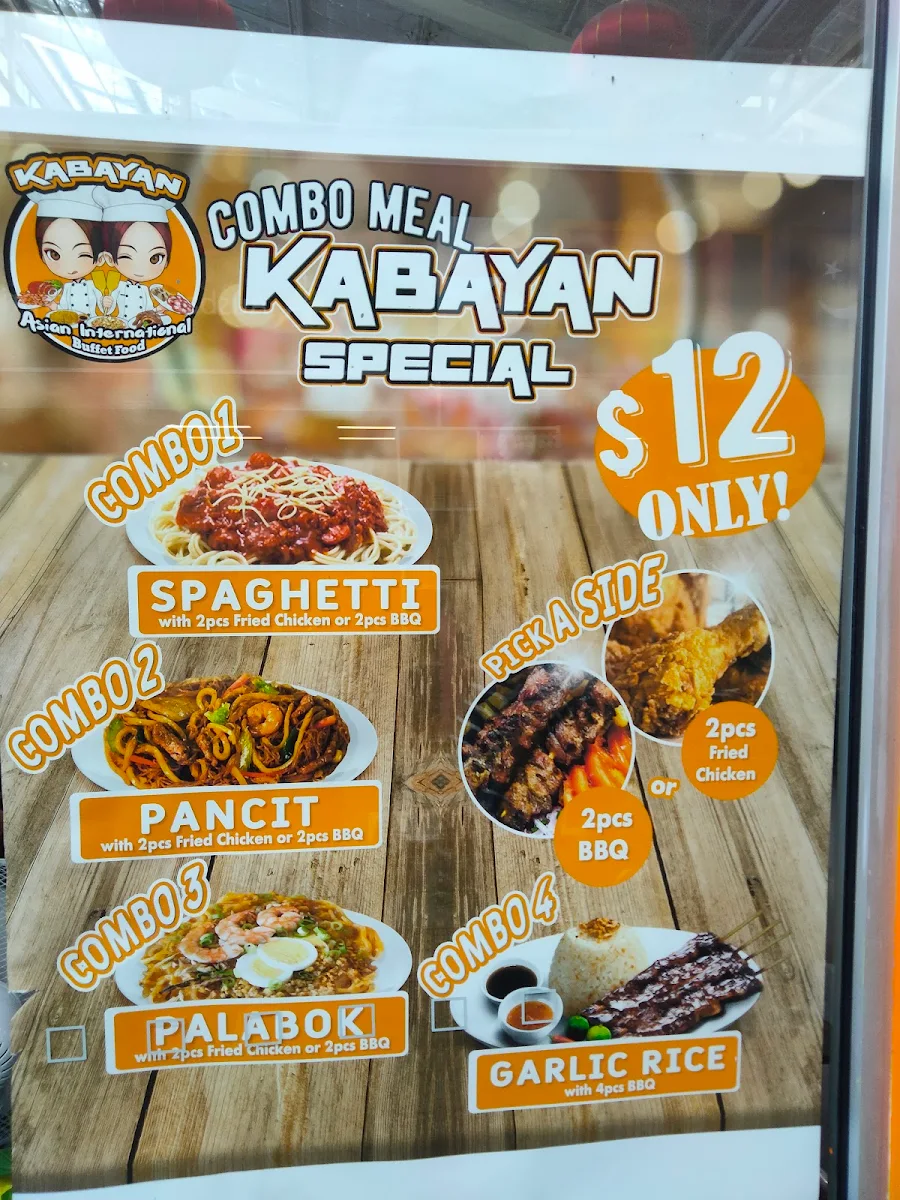 Menu, Kabayan’s Buffet