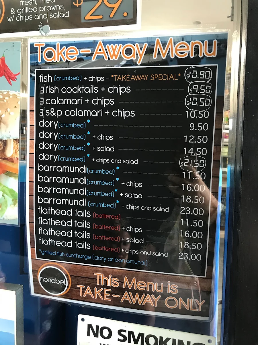 Menu, nonabel.