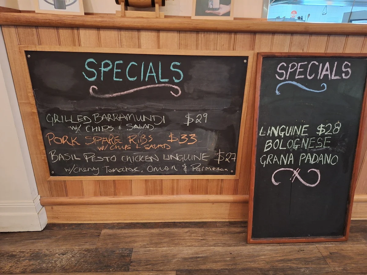 Menu, Alpine Hotel Bright