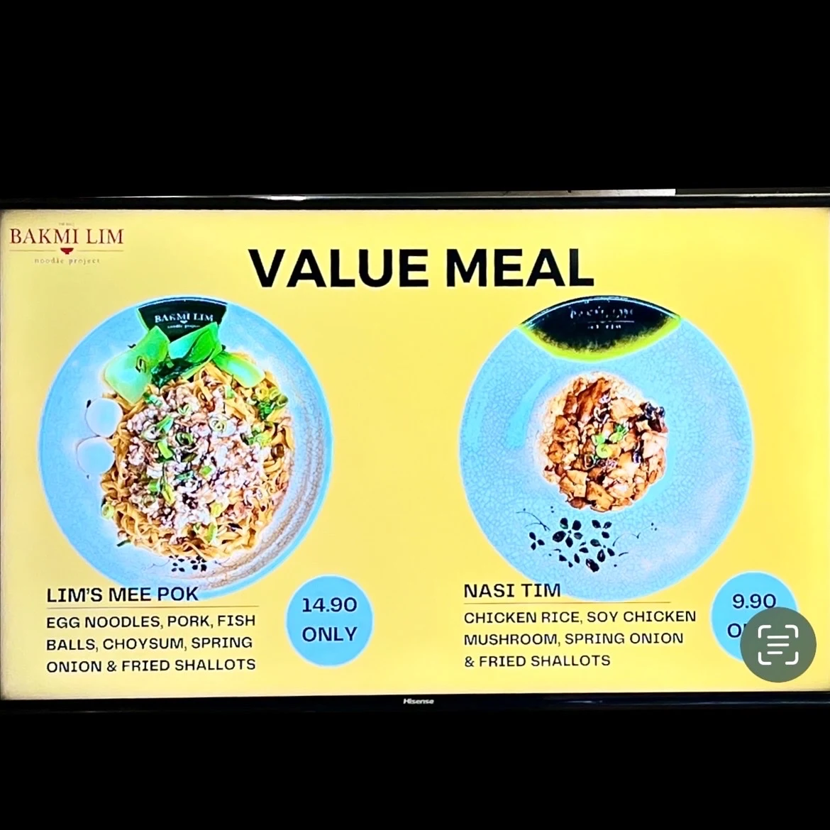 Menu, Bakmi Lim Noodle Project