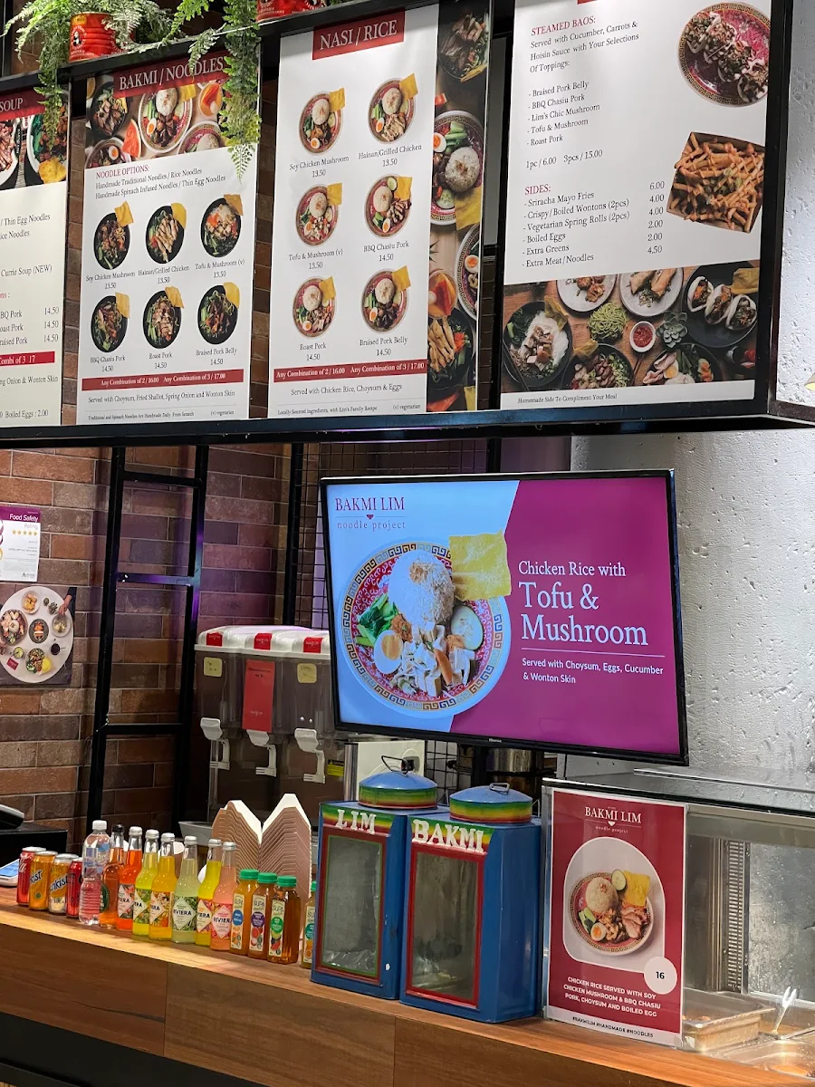 Menu, Bakmi Lim Noodle Project