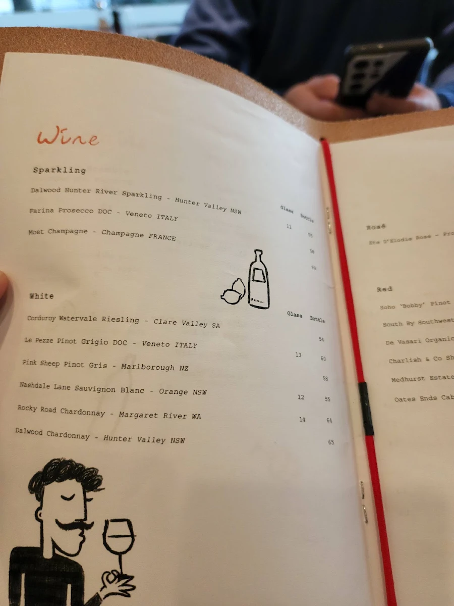 Menu, BarLume