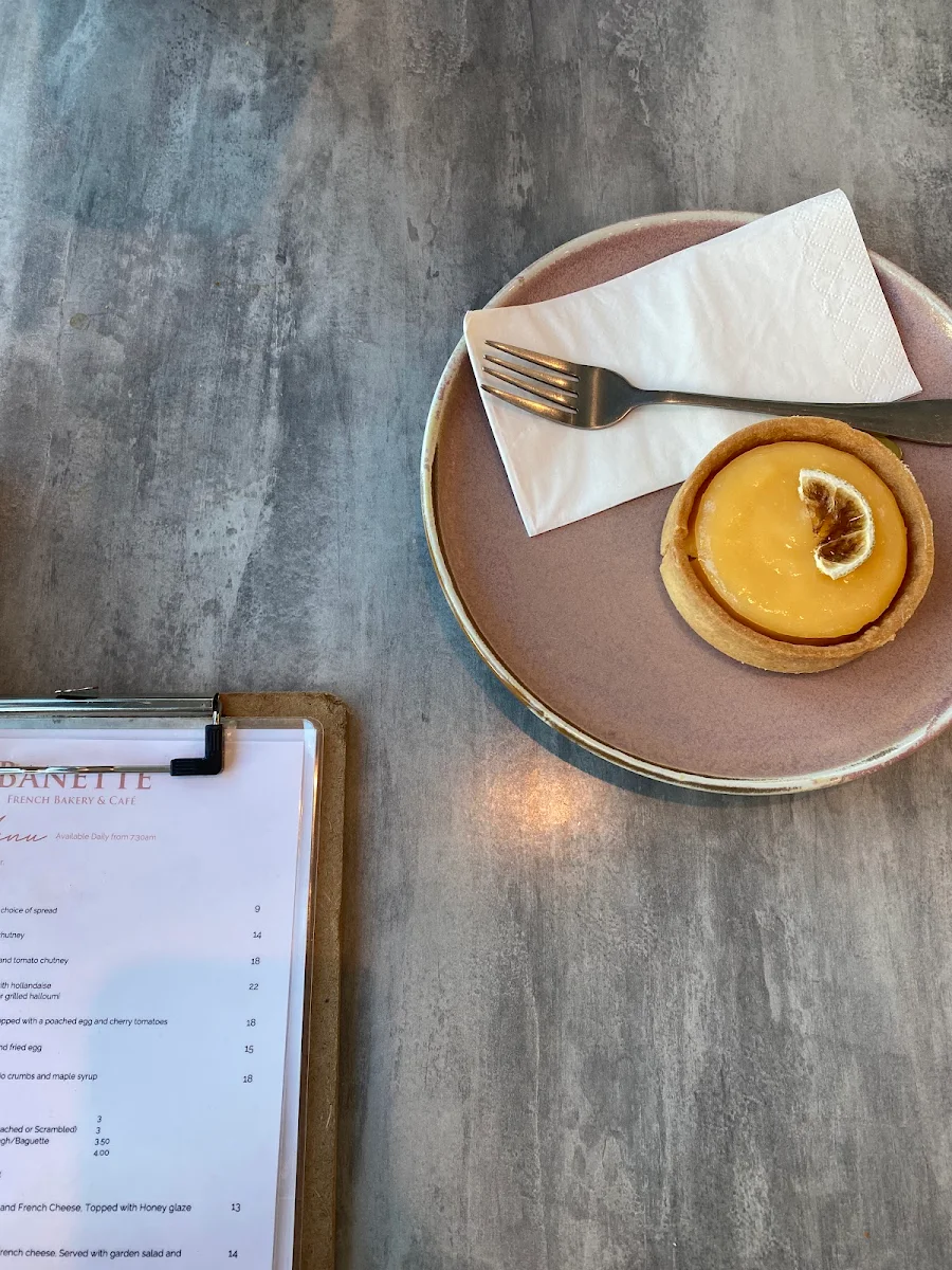 Menu, Banette Bayside