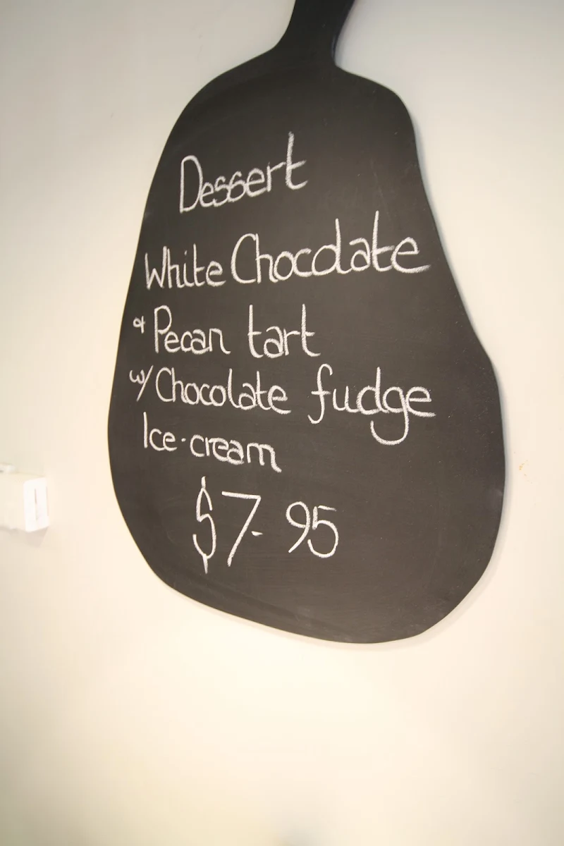 Menu, Hope Inn Hotel