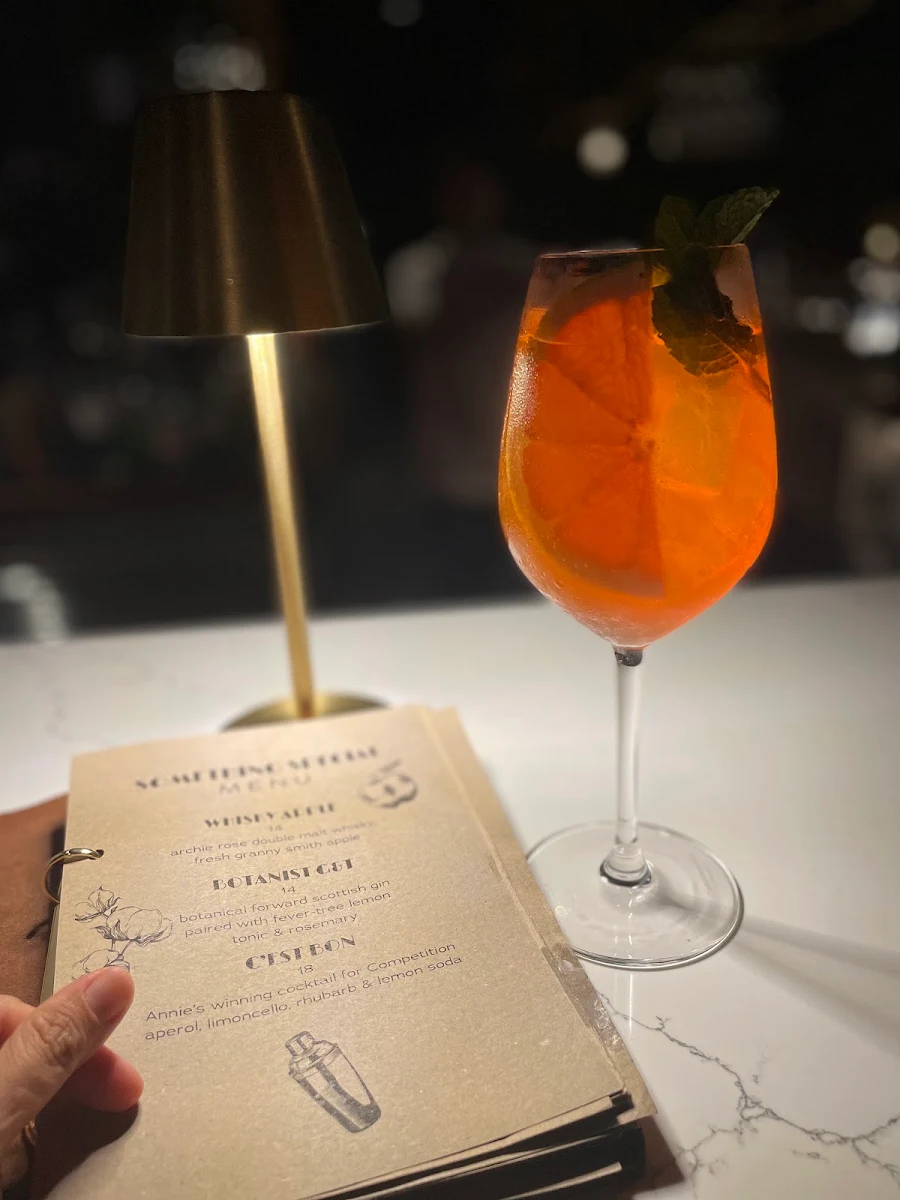 Menu, Hanky Panky Lounge