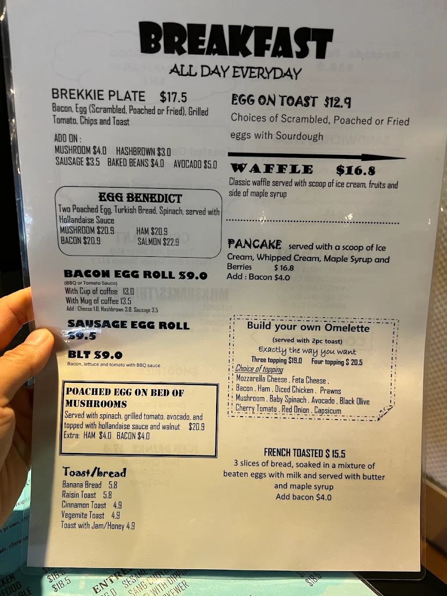 Menu, The Mills