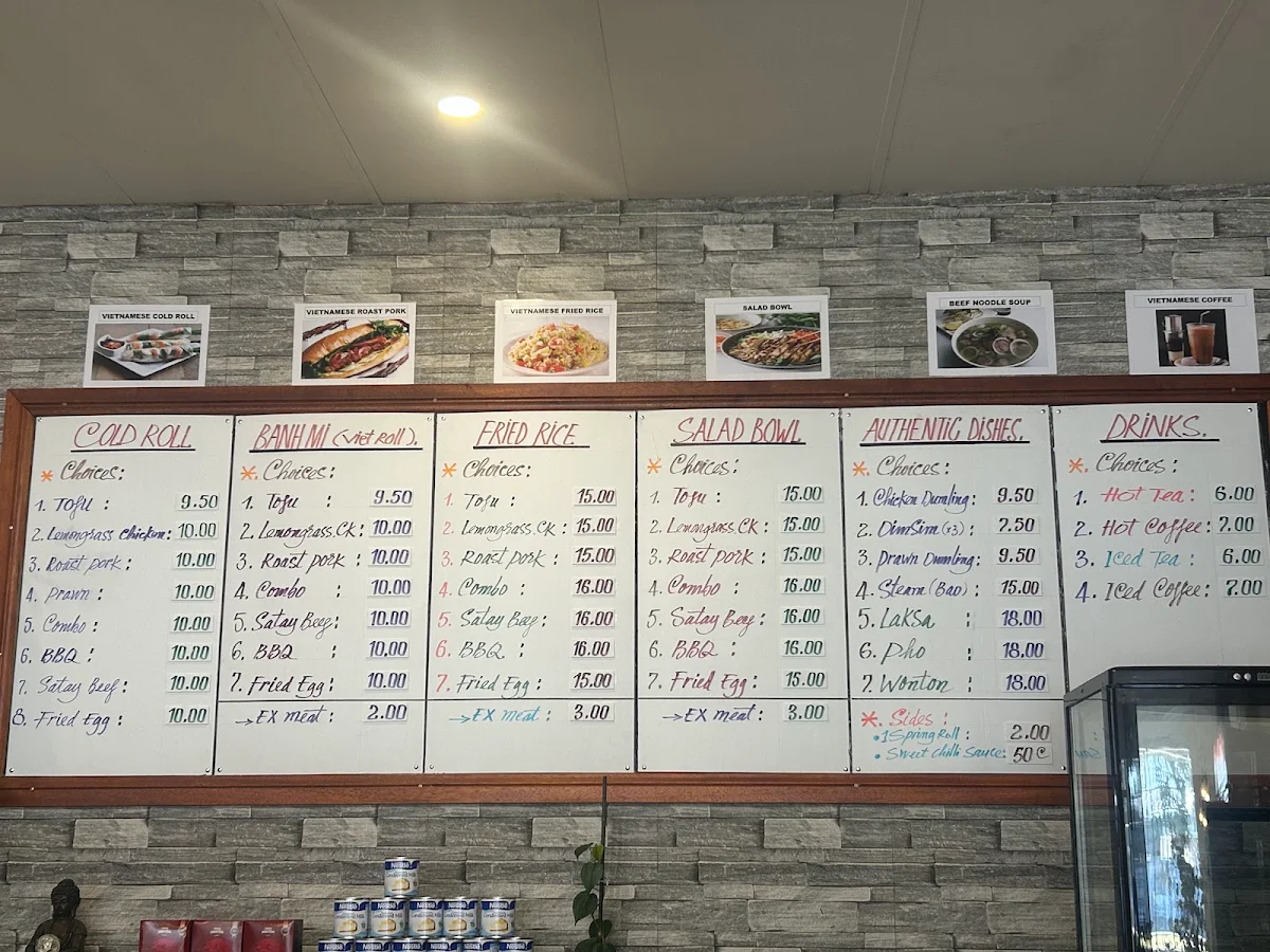 Menu, HAN'S BANH MI