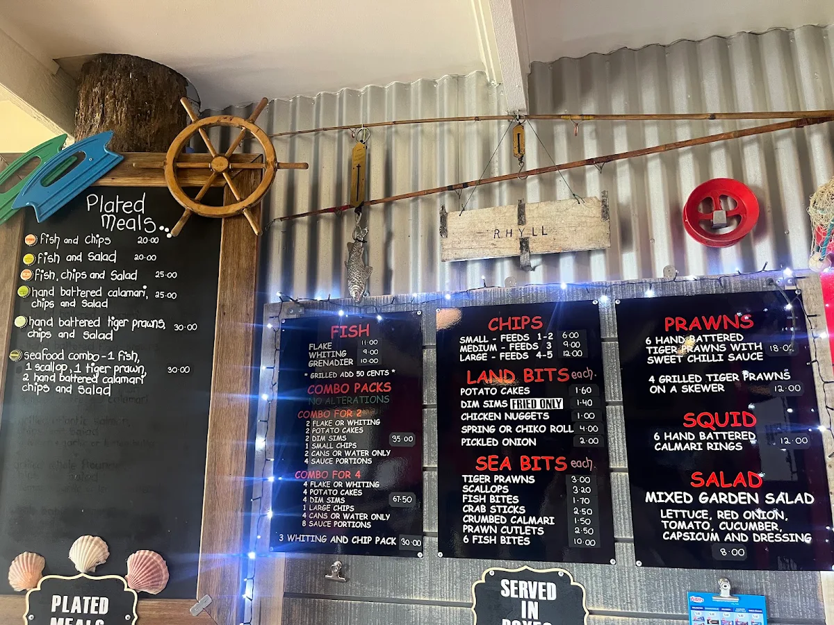 Menu, Tides of Rhyll