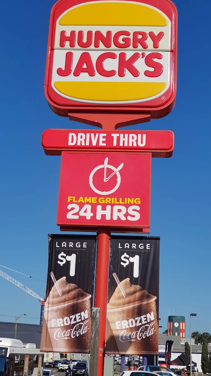 Menu, Hungry Jack's Burgers Ashfield