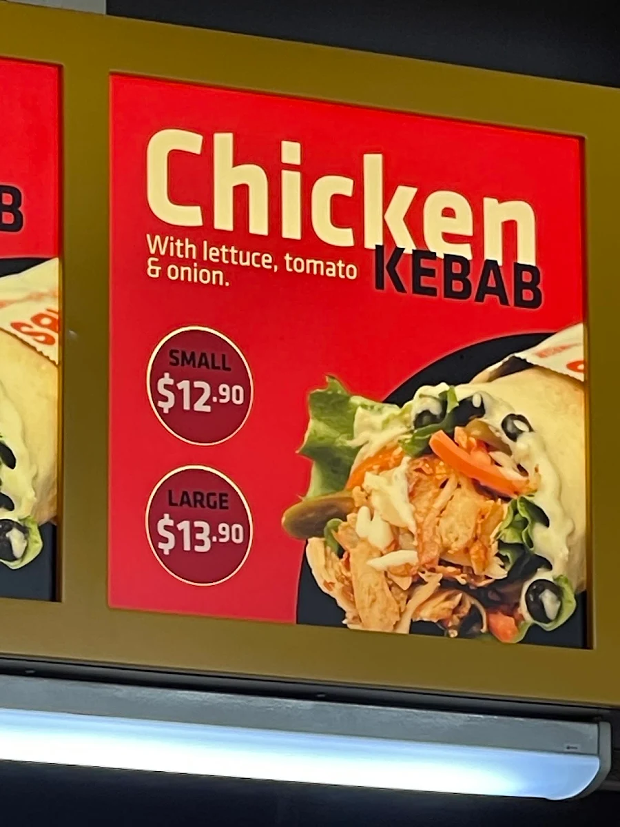 Menu, Ispa Kebabs