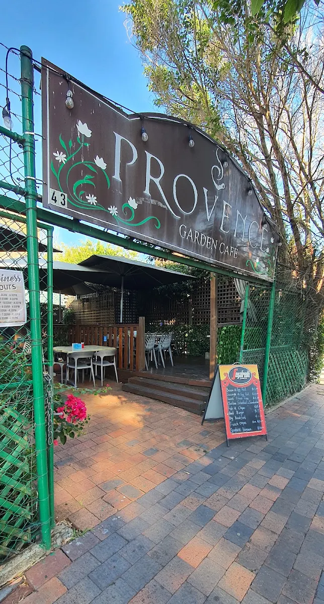 Menu, Provence Garden Cafe Eastwood