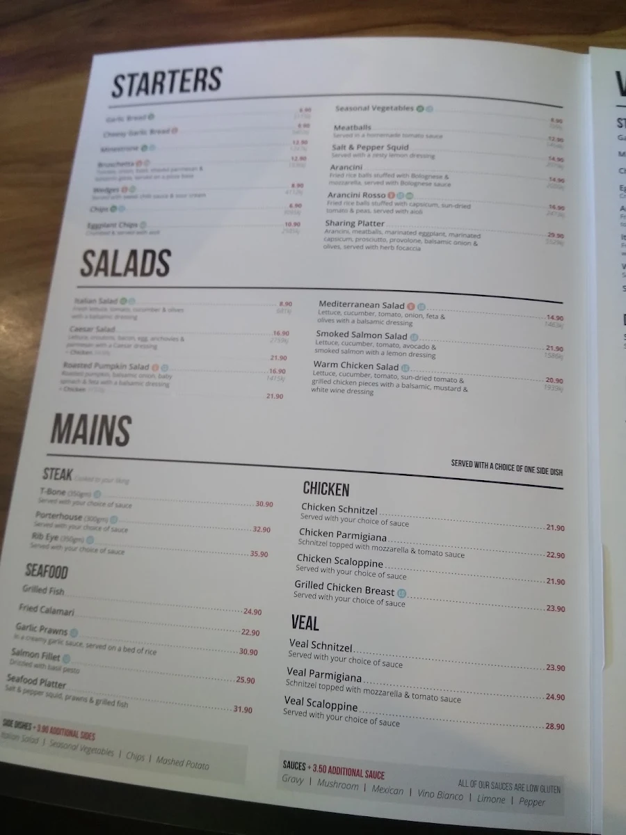 Menu, La Porchetta | Best Italian Restaurant in Shepparton