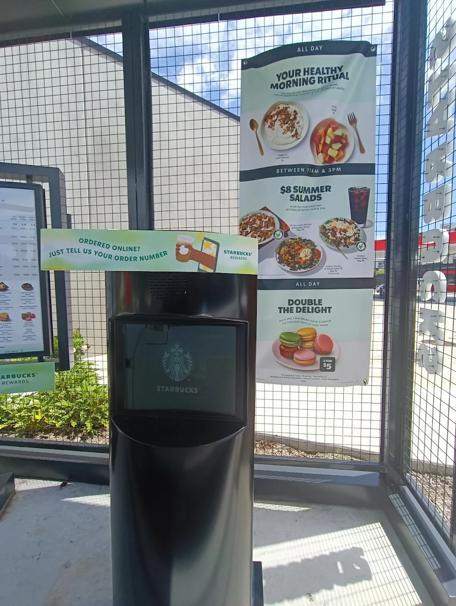 Menu, Starbucks Robina Drive Thru