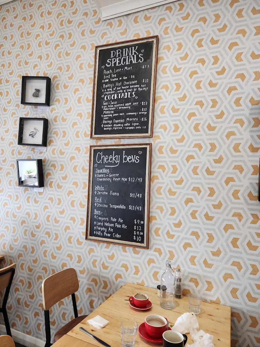Menu, The Pantry On Egmont