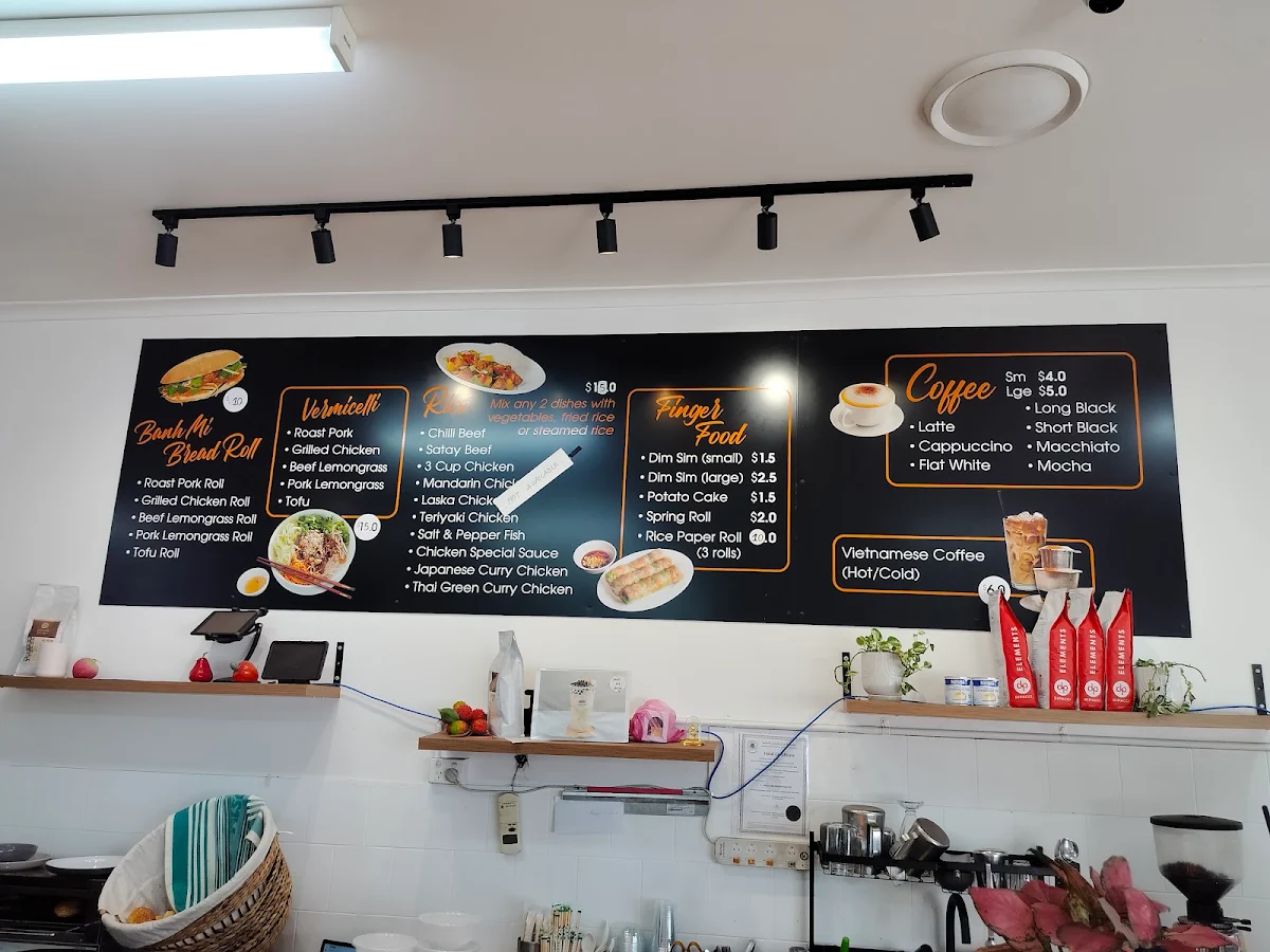 Menu, C J Roll & Cafe Preston