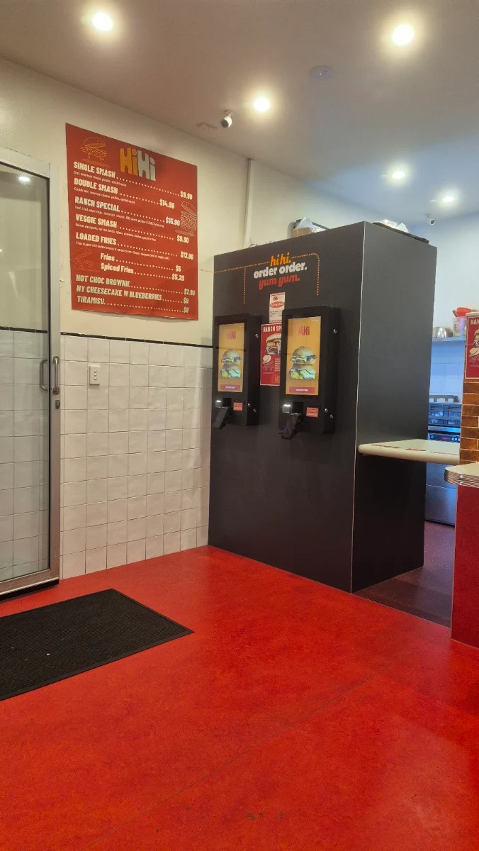 Menu, Hi Hi Burger