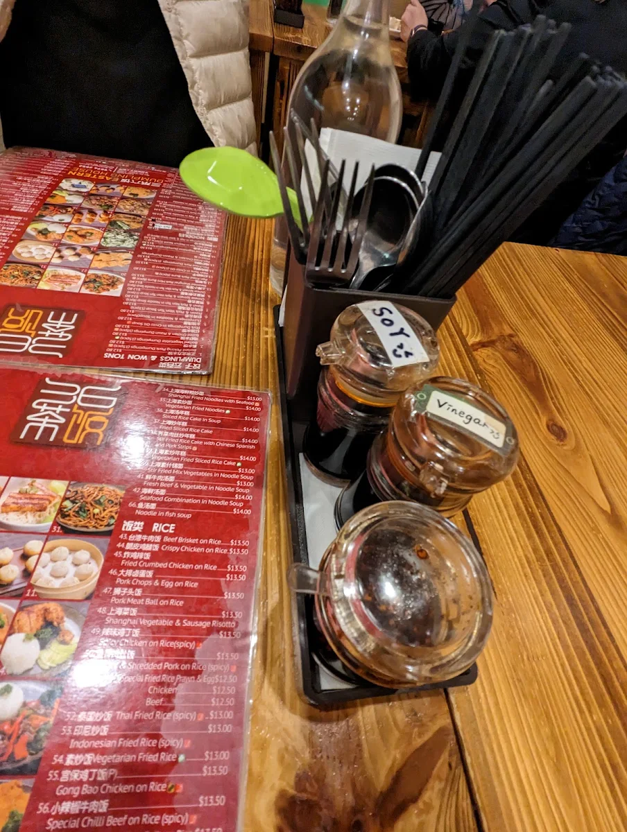 Menu, Eastern Dumpling House