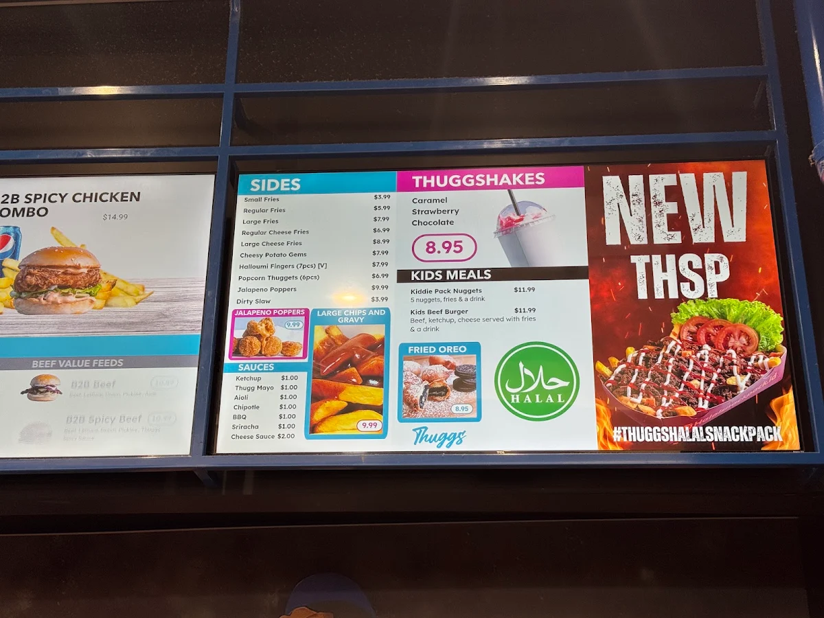 Menu, Thuggs