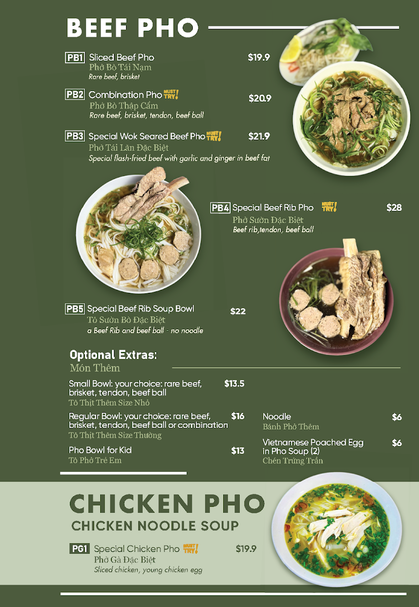 Menu, Viet Flavour QLD - Vietnamese Restaurant