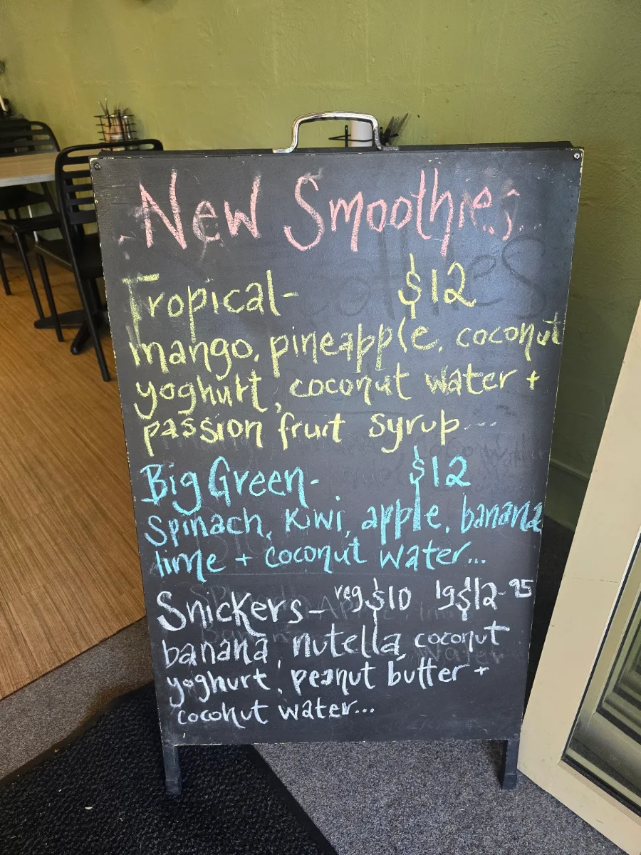Menu, Patrón Coffee