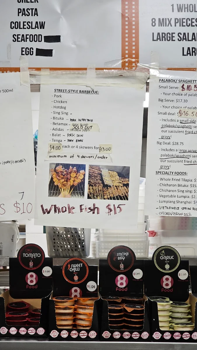 Menu, The Chicken Station