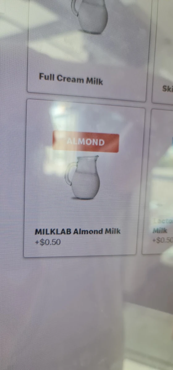 Menu, McDonald's