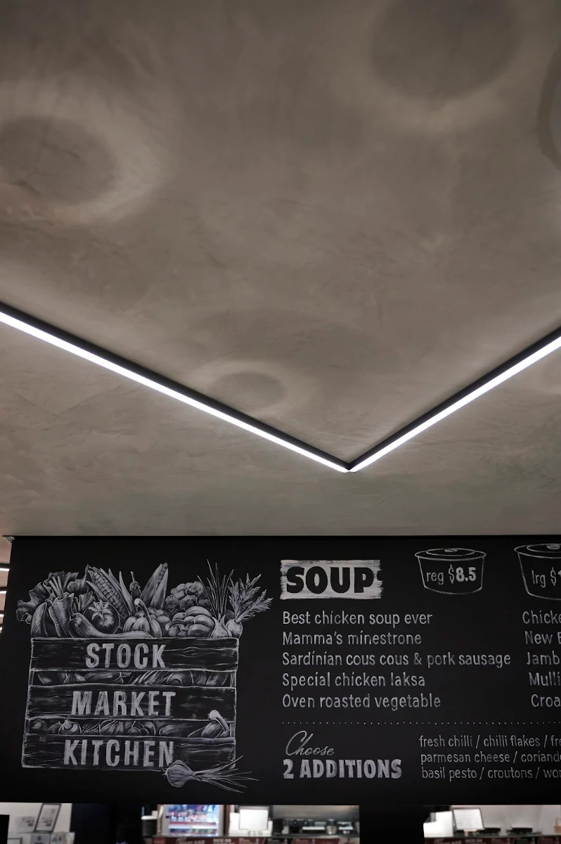 Menu, Stock Market Kitchen