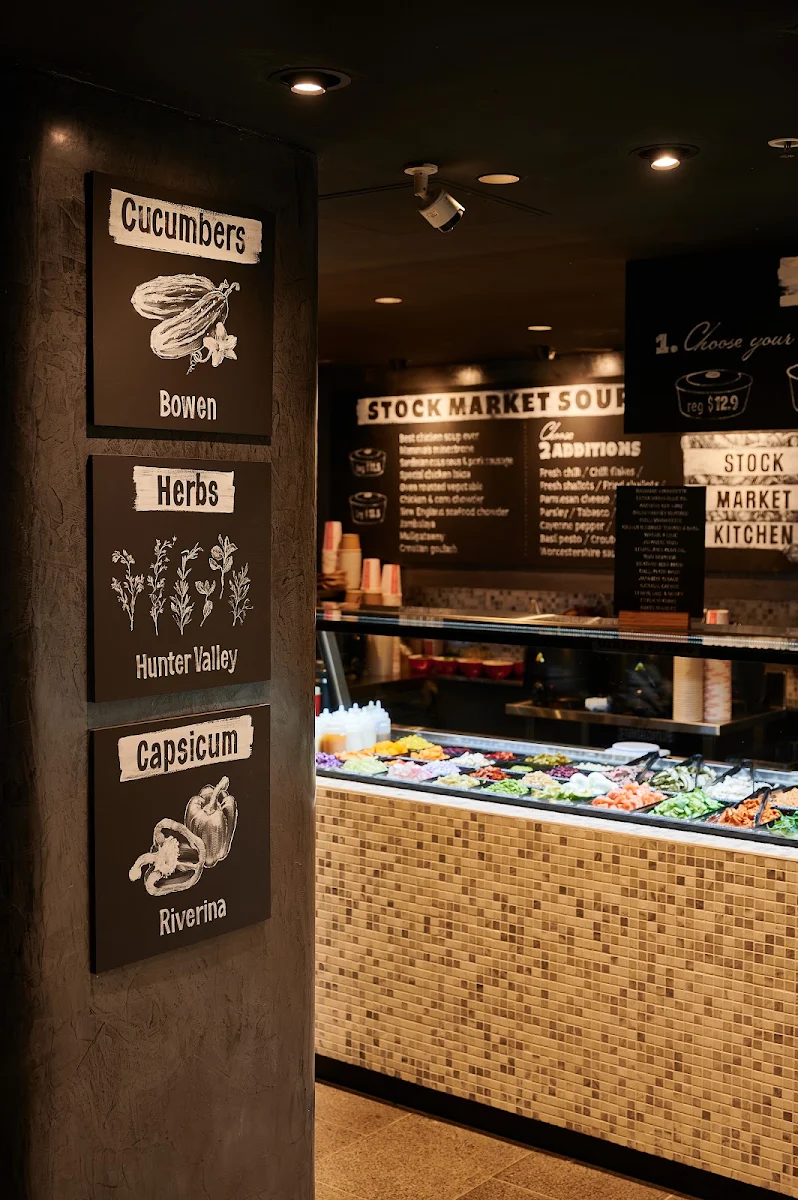 Menu, Stock Market Kitchen