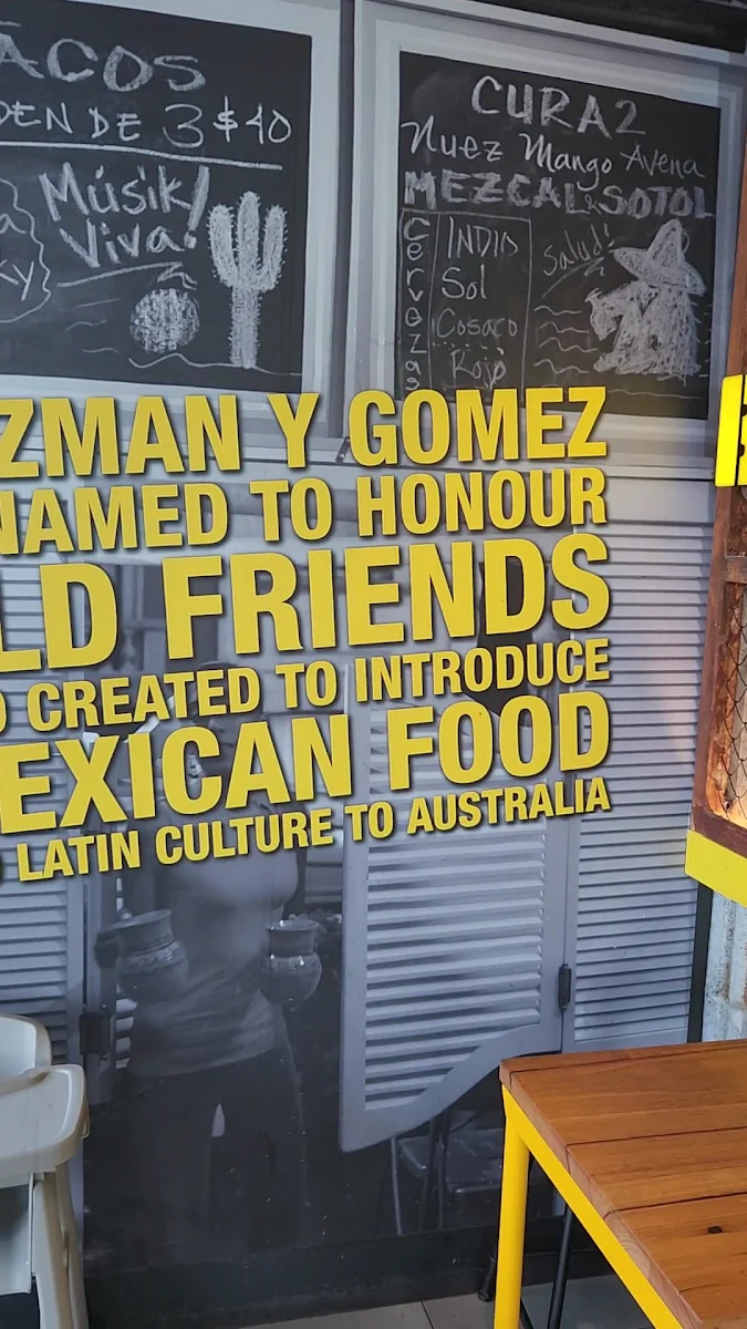 Menu, Guzman y Gomez - Westmead