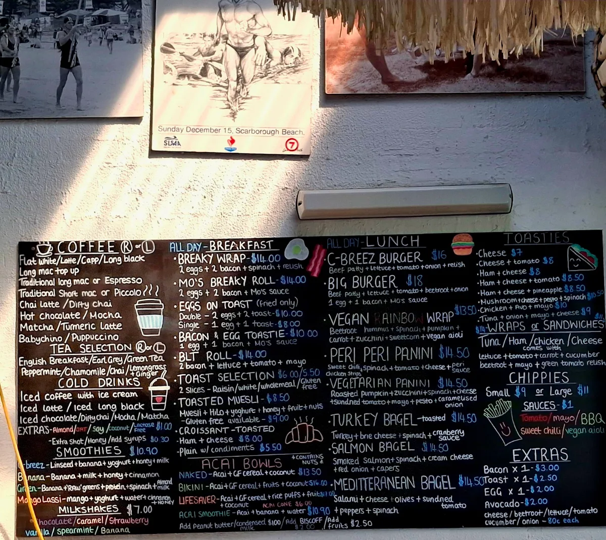 Menu, C-Breez Kiosk