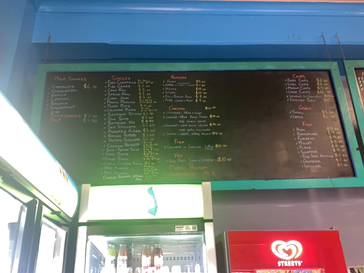Menu, Deep Sea Delights
