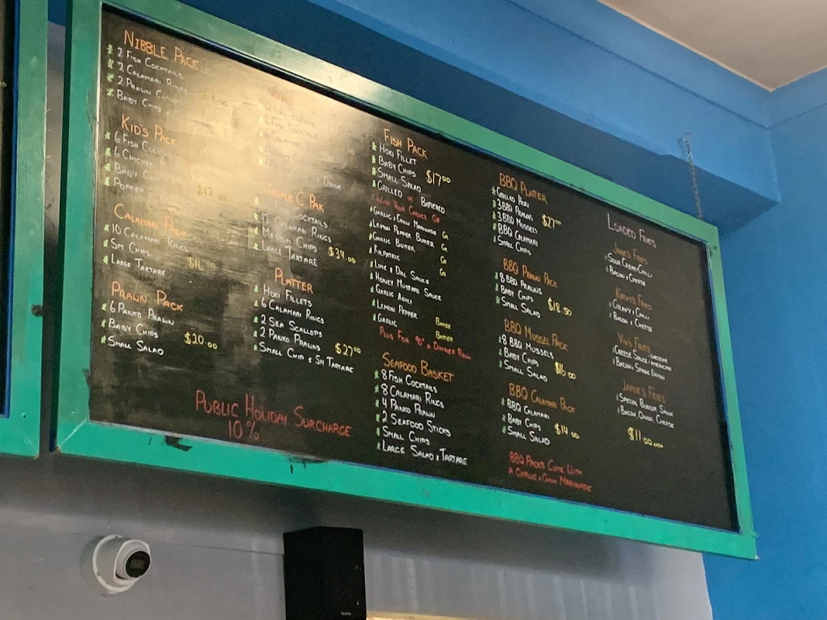 Menu, Deep Sea Delights