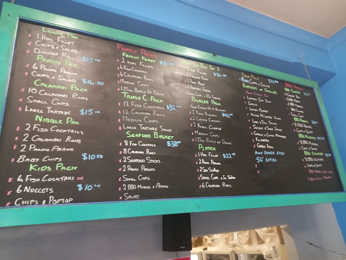 Menu, Deep Sea Delights