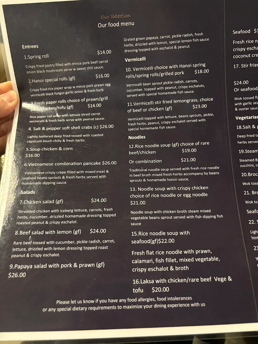 Menu, Pancakes on the Rocks Beverly Hills