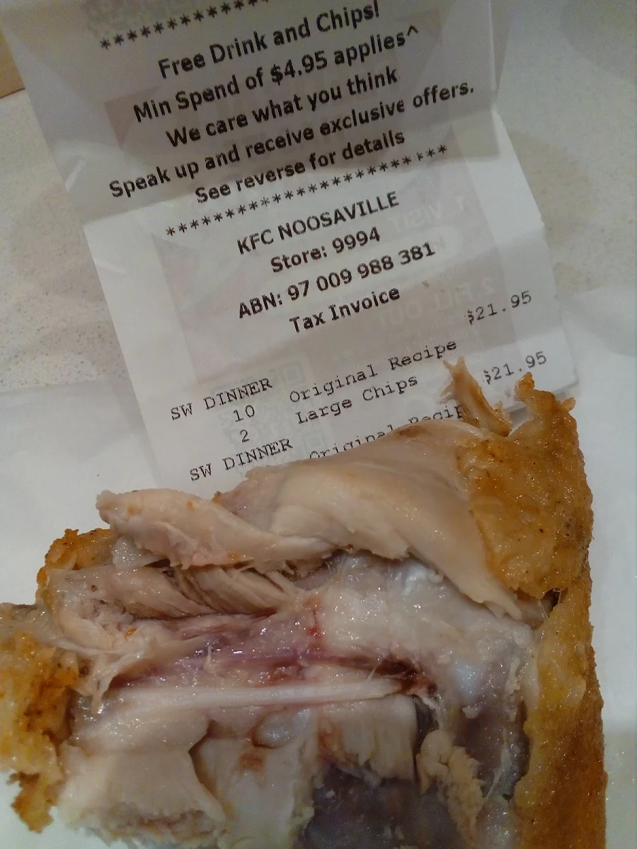 Menu, KFC Noosaville