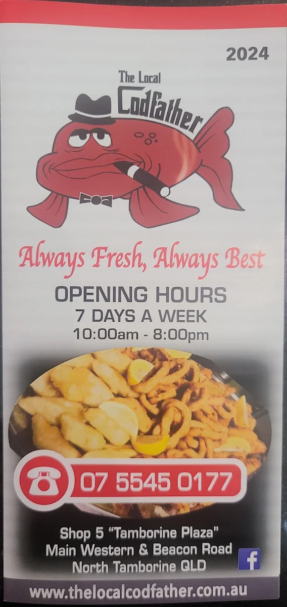 Menu, The Local Codfather