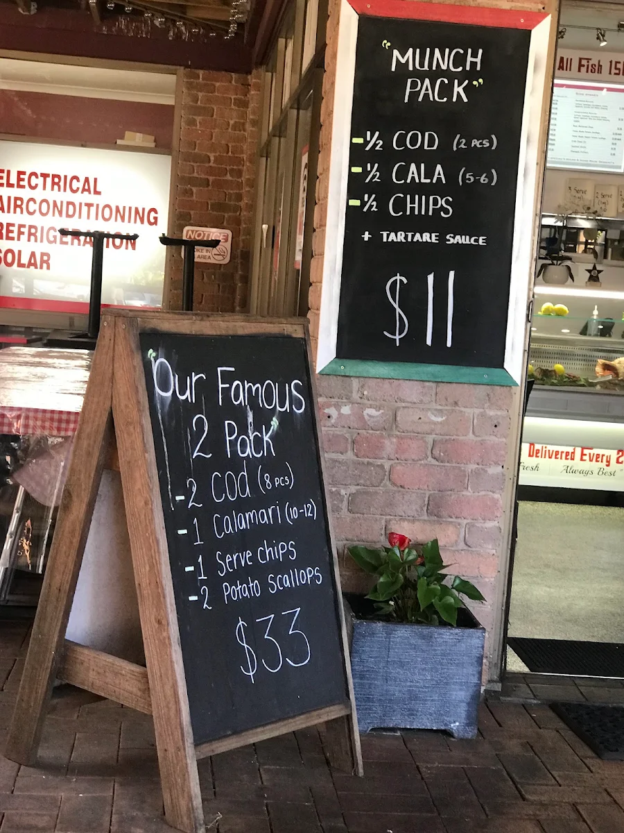 Menu, The Local Codfather