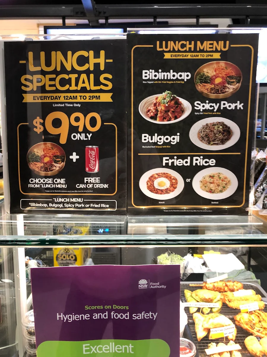 Menu, Manna