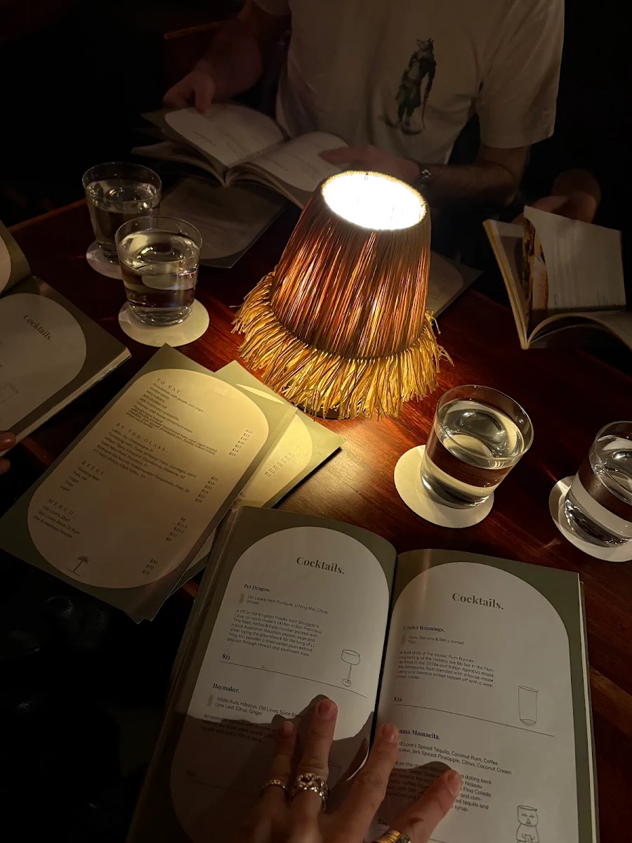 Menu, Old Love's