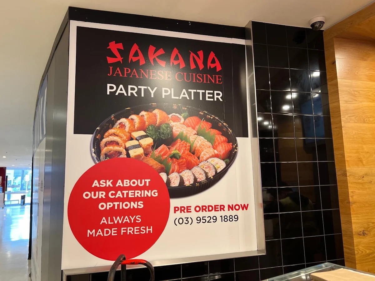 Menu, Sakana Japanese