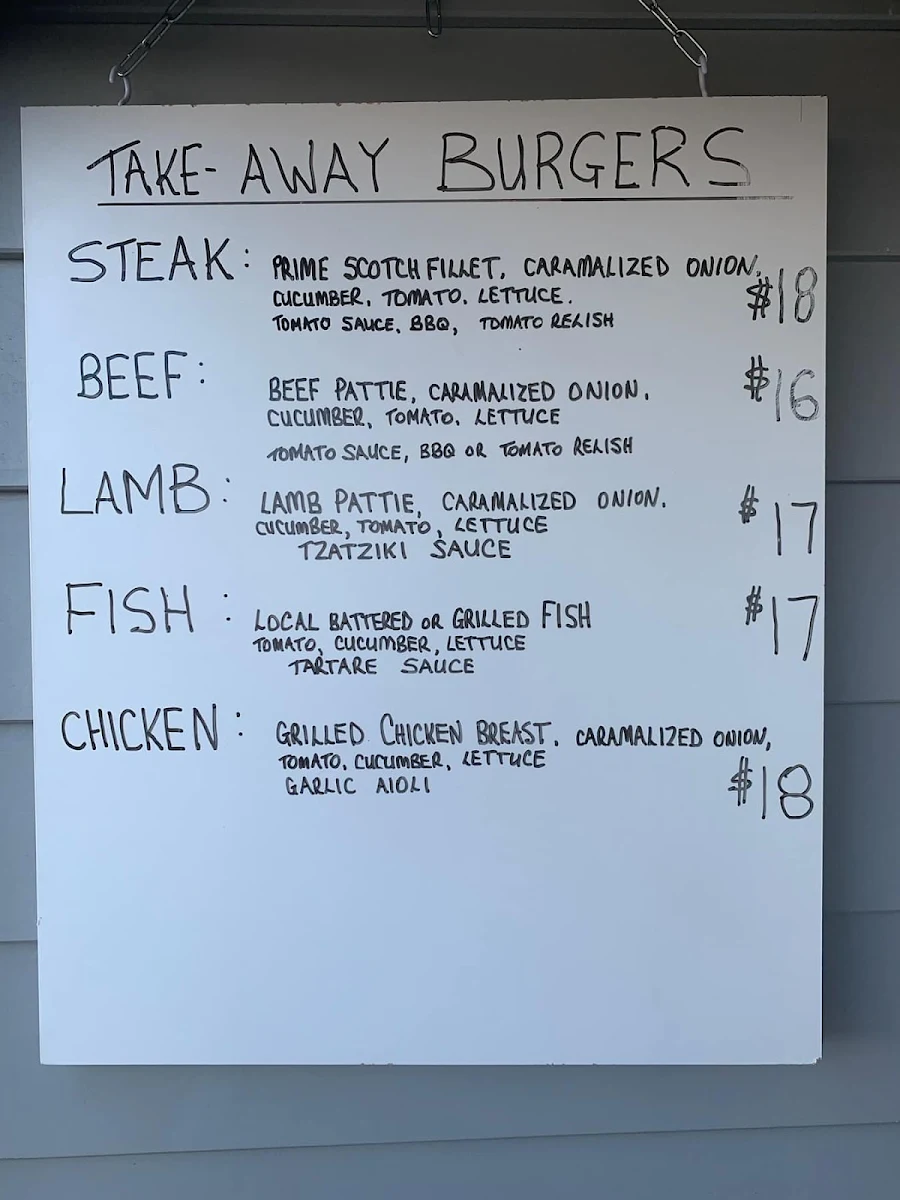 Menu, Nannygai on the Hill