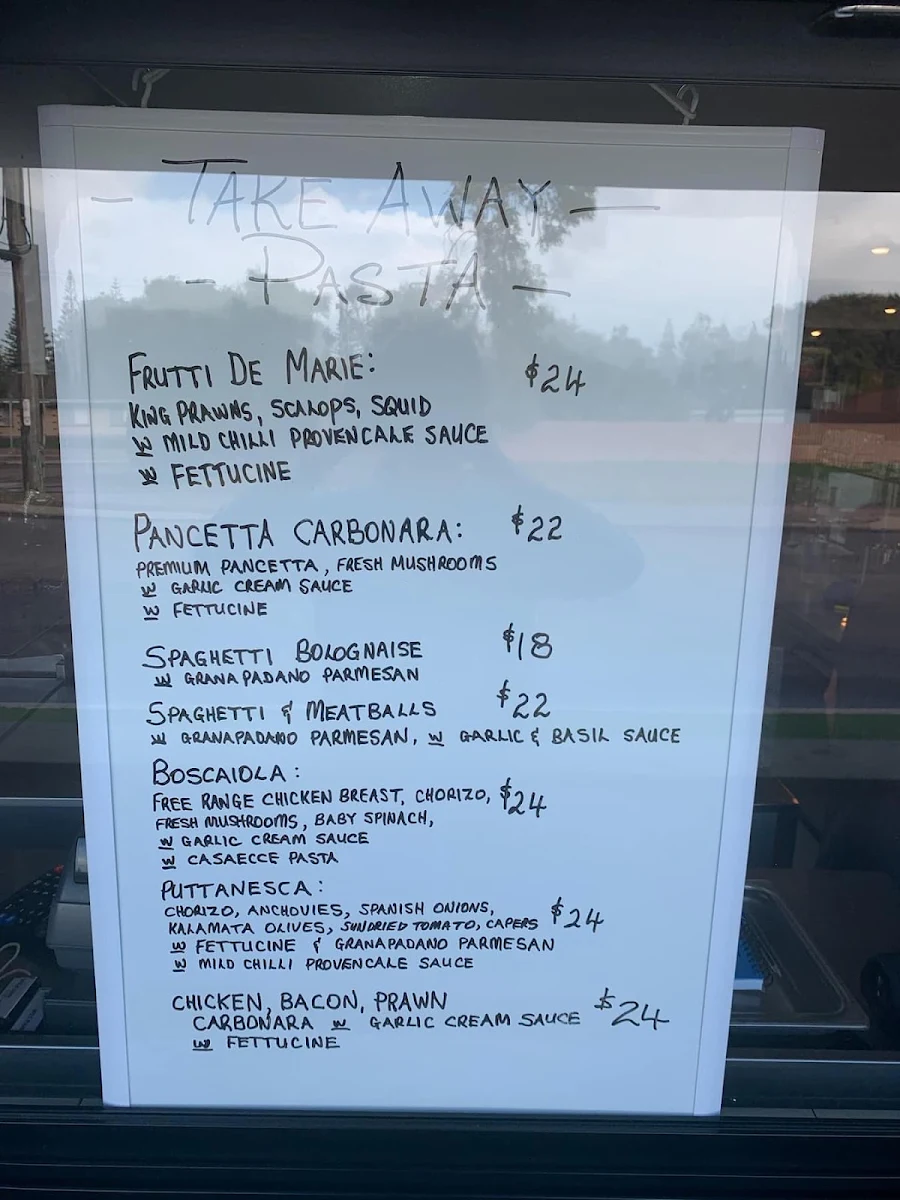 Menu, Nannygai on the Hill
